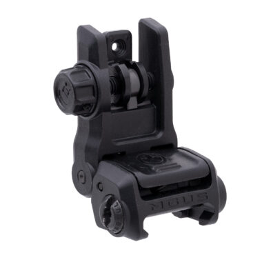 Magpul MAG1167-BLK MBUS 3 Sight Rear Black Flip Up for AR-10/AR-15/M4/M16/M110/SR-25