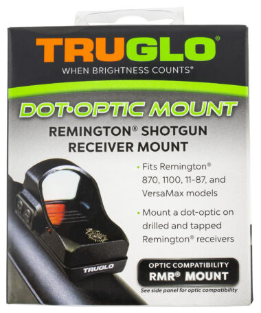 TruGlo TGTG8955R2 Shotgun Receiver Mount Black Remington Trijicon RMR