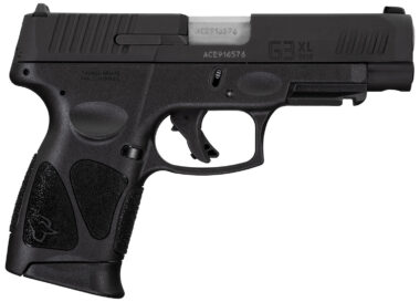 Taurus 1G3XLSR9041 G3XL  Compact Frame 9mm Luger 12+1 4" Matte Stainless Steel Barrel, Matte Black Tenifer Serrated Steel Slide, Black Polymer Frame w/Picatinny Rail, Black Polymer Grip, Right Hand