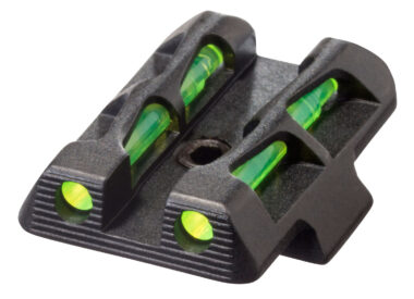HiViz GLLW11 LiteWave Rear Sight for Glock 42/43 Green Fiber Optic Rear Sight