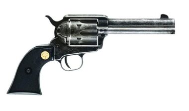 Chiappa SAA 1873 Handgun .22LR 6rd Capacity 4.75" Barrel Blued Black Plastic Grips